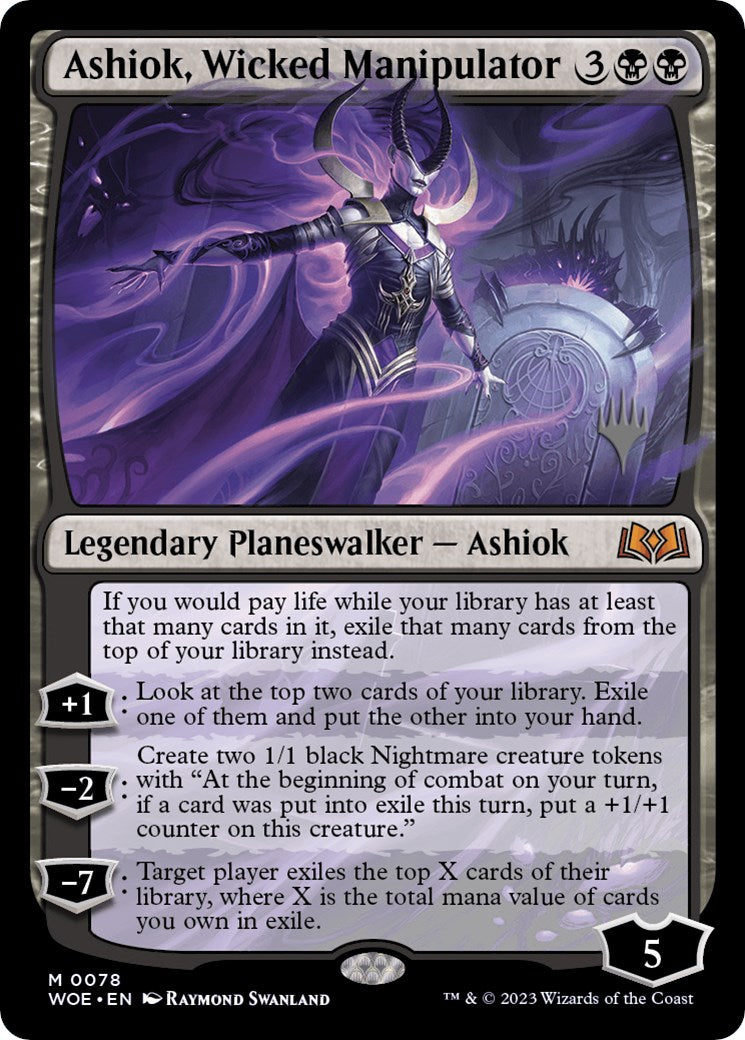 Ashiok, Wicked Manipulator (Promo Pack) [Wilds of Eldraine Promos] | Local Legends