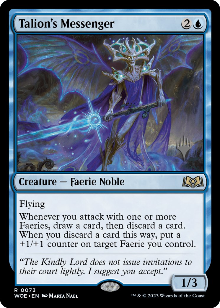 Talion's Messenger (Promo Pack) [Wilds of Eldraine Promos] | Local Legends