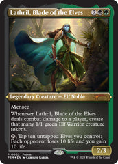 Lathril, Blade of the Elves (Foil Etched) [Media Promos] | Golgari Games