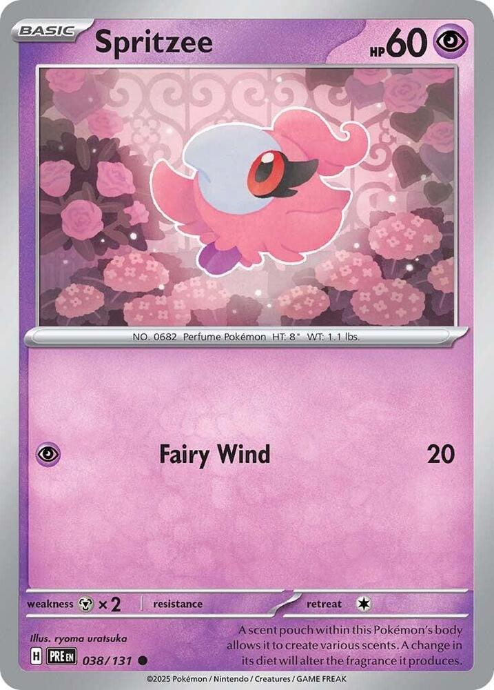 Spritzee (038/131) [Scarlet & Violet: Prismatic Evolutions] | Local Legends