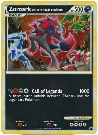 Zoroark and Legendary Pokemon (Jumbo Card) [Miscellaneous Cards] | Golgari Games