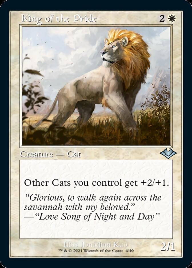 King of the Pride (Retro Foil Etched) [Modern Horizons] | Local Legends