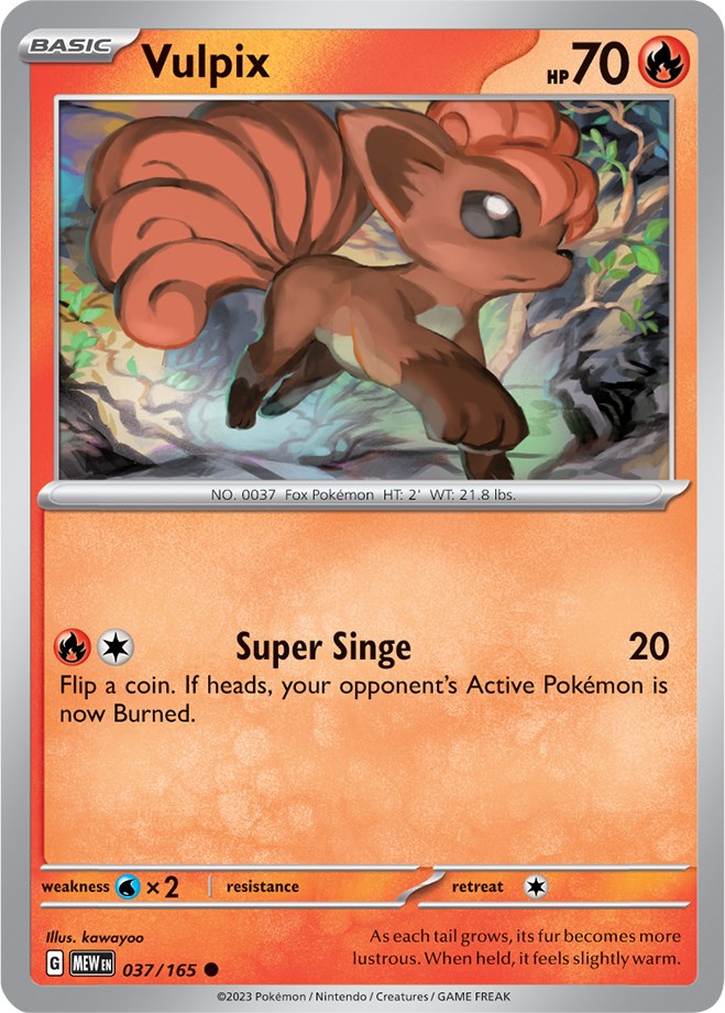 Vulpix (037/165) [Scarlet & Violet: 151] | Golgari Games