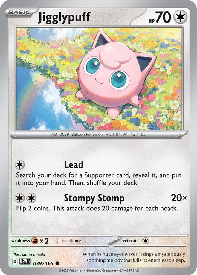 Jigglypuff (039/165) [Scarlet & Violet: 151] | Golgari Games