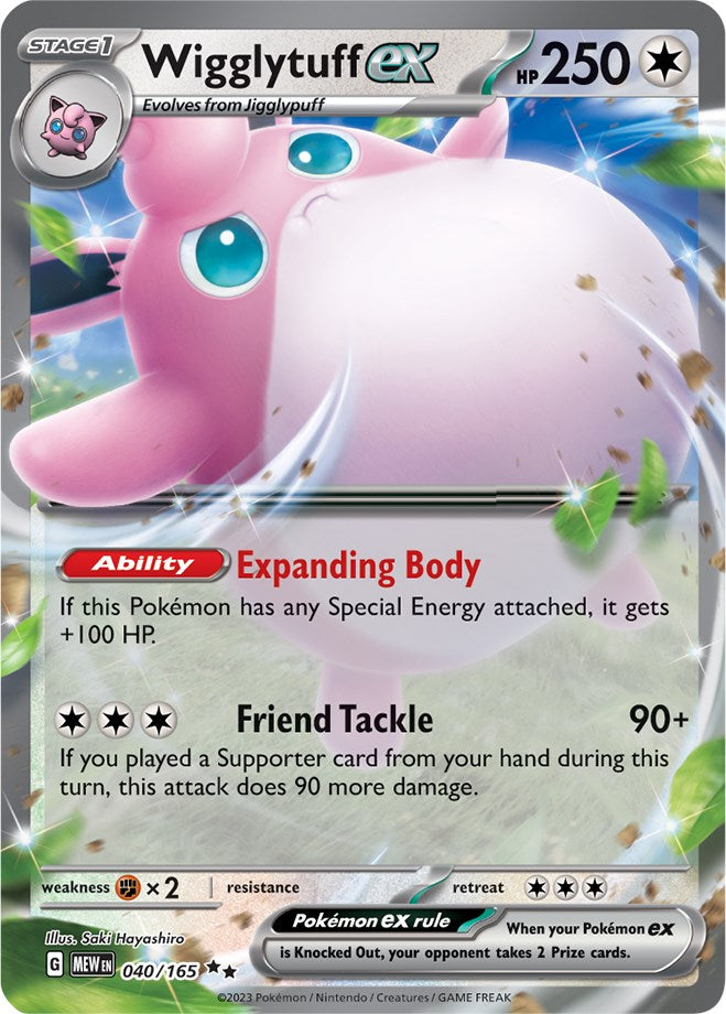 Wigglytuff ex (040/165) [Scarlet & Violet: 151] | Golgari Games