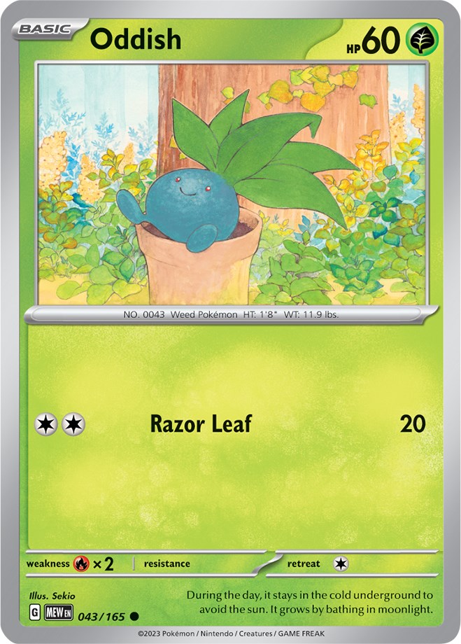 Oddish (043/165) [Scarlet & Violet: 151] | Golgari Games