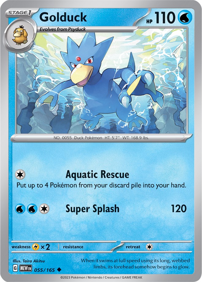 Golduck (055/165) [Scarlet & Violet: 151] | Golgari Games