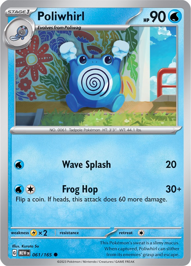 Poliwhirl (061/165) [Scarlet & Violet: 151] | Golgari Games