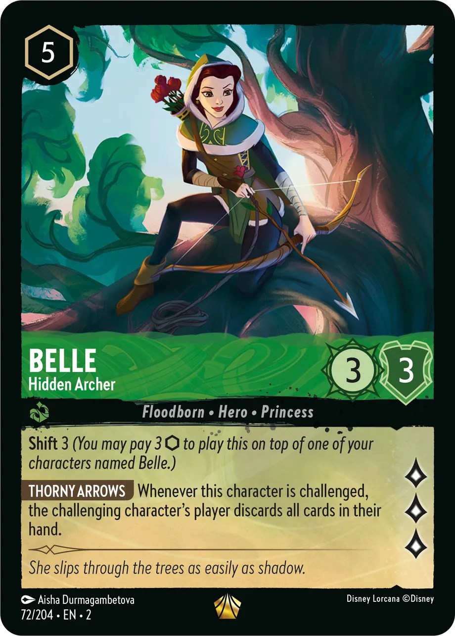 Belle - Hidden Archer (72/204) [Rise of the Floodborn] | Local Legends