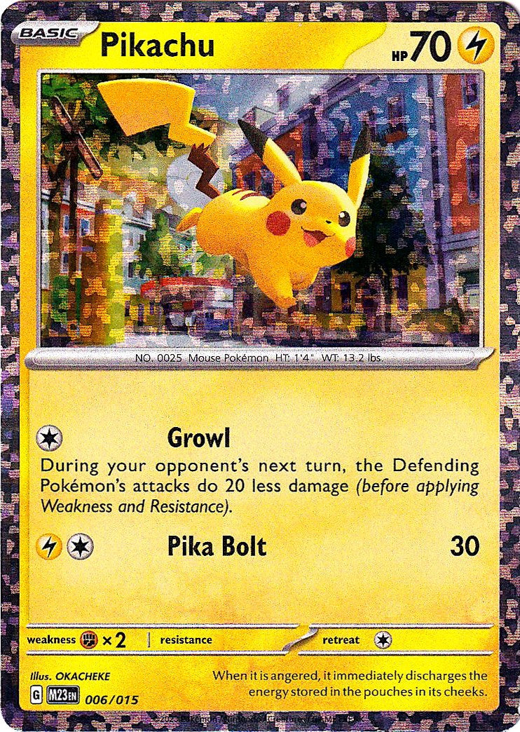 Pikachu (006/015) [McDonald's Promos: 2023 Collection] | Golgari Games