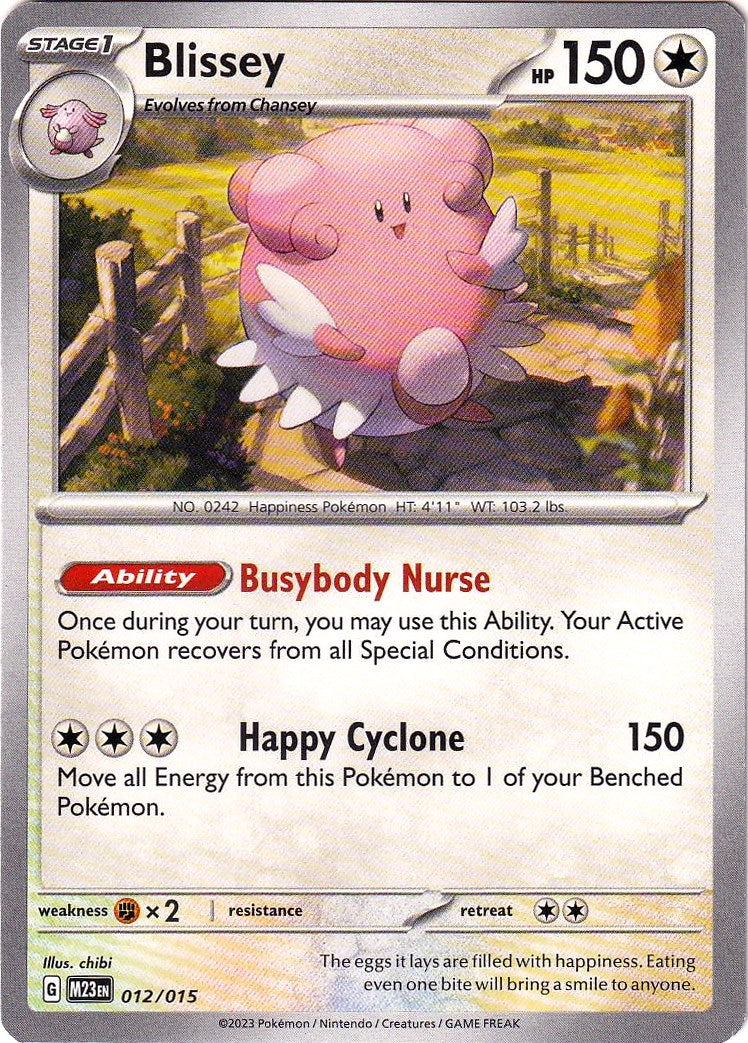 Blissey (012/015) [McDonald's Promos: 2023 Collection] | Golgari Games