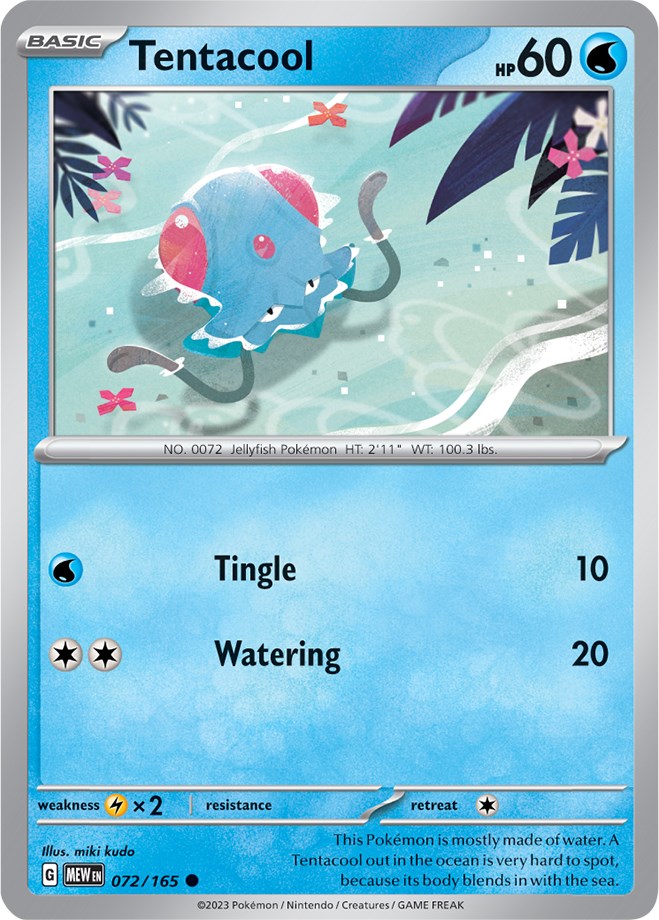 Tentacool (072/165) [Scarlet & Violet: 151] | Golgari Games