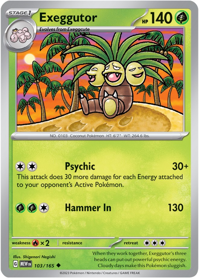 Exeggutor (103/165) [Scarlet & Violet: 151] | Golgari Games