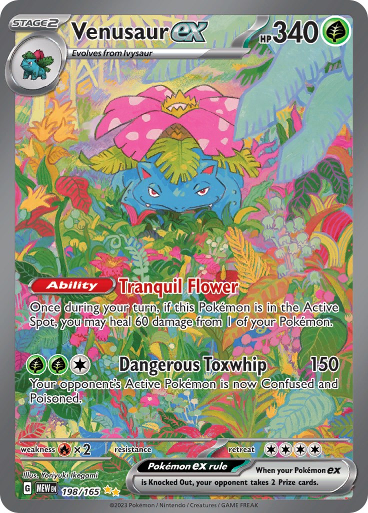 Venusaur ex (198/165) [Scarlet & Violet: 151] | Golgari Games