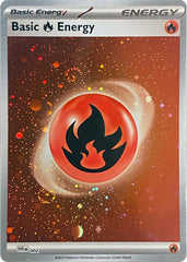 Basic Fire Energy (002) (Cosmos Holo) [Scarlet & Violet: Base Set] | Golgari Games