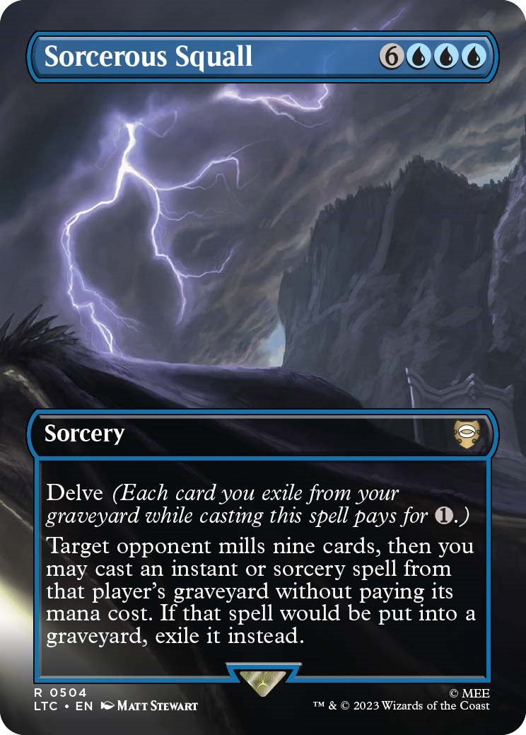Sorcerous Squall (Borderless) | Local Legends