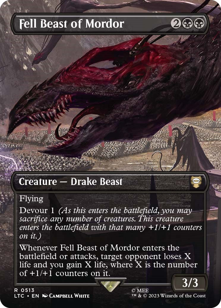 Fell Beast of Mordor (Borderless) | Local Legends