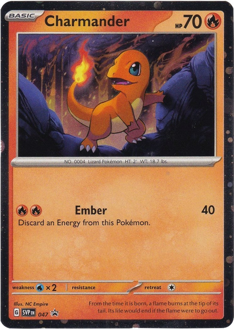 Charmander (047) (Cosmos Holo) [Scarlet & Violet: Black Star Promos] | Golgari Games