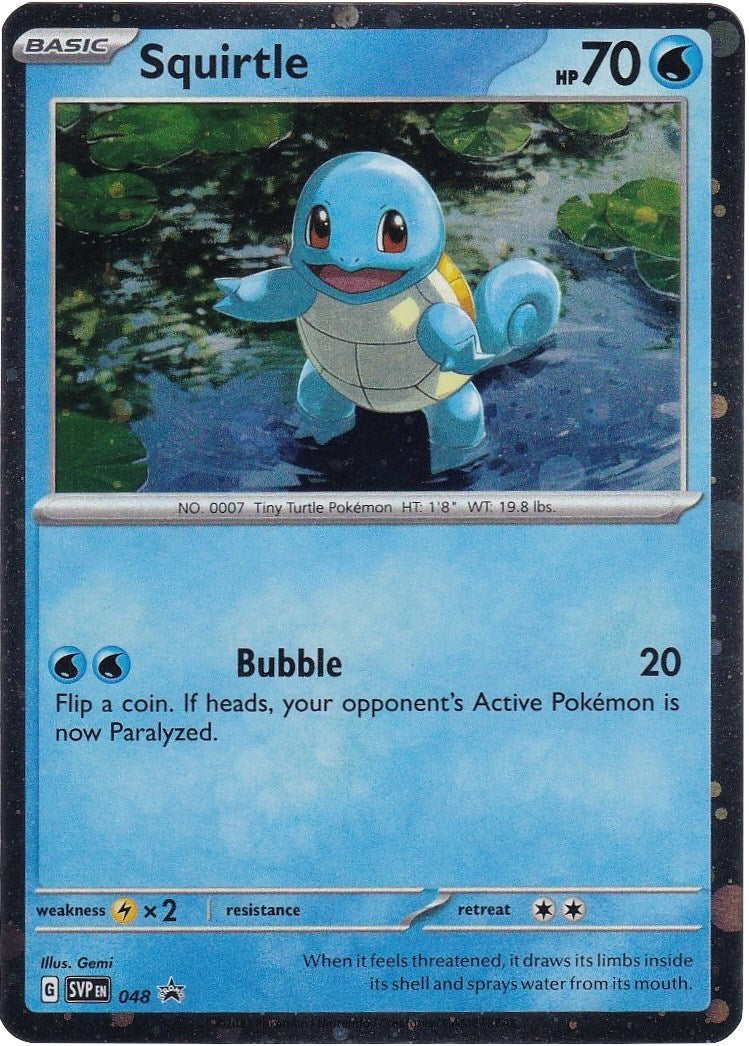 Squirtle (048) (Cosmos Holo) [Scarlet & Violet: Black Star Promos] | Golgari Games