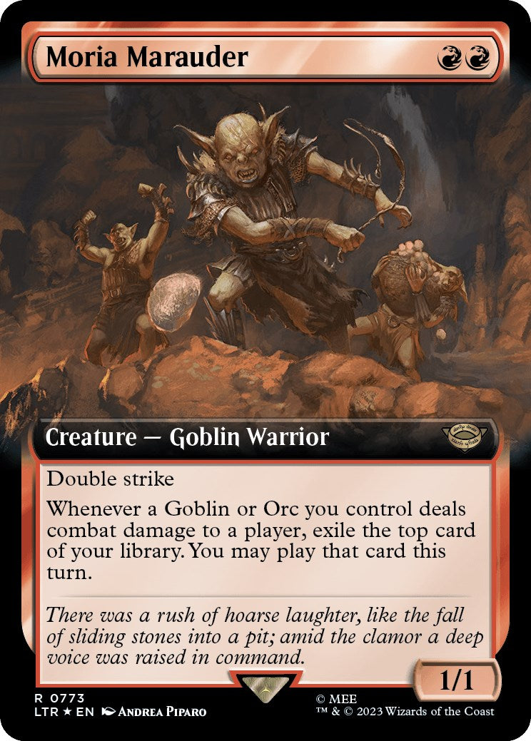 Moria Marauder (Extended Art) (Surge Foil) | Local Legends