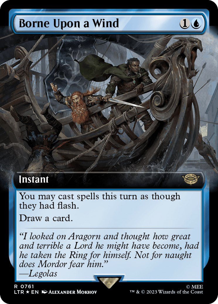 Borne Upon a Wind (Extended Art) (Surge Foil) | Local Legends