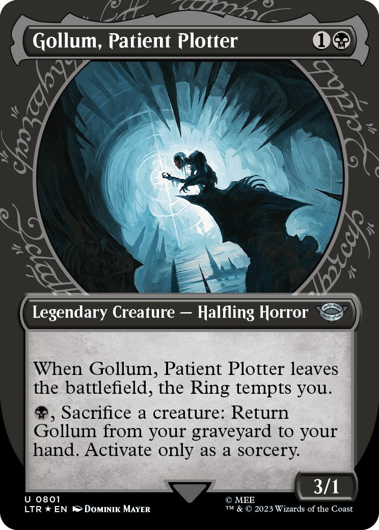 Gollum, Patient Plotter (Showcase) (Surge Foil) | Local Legends
