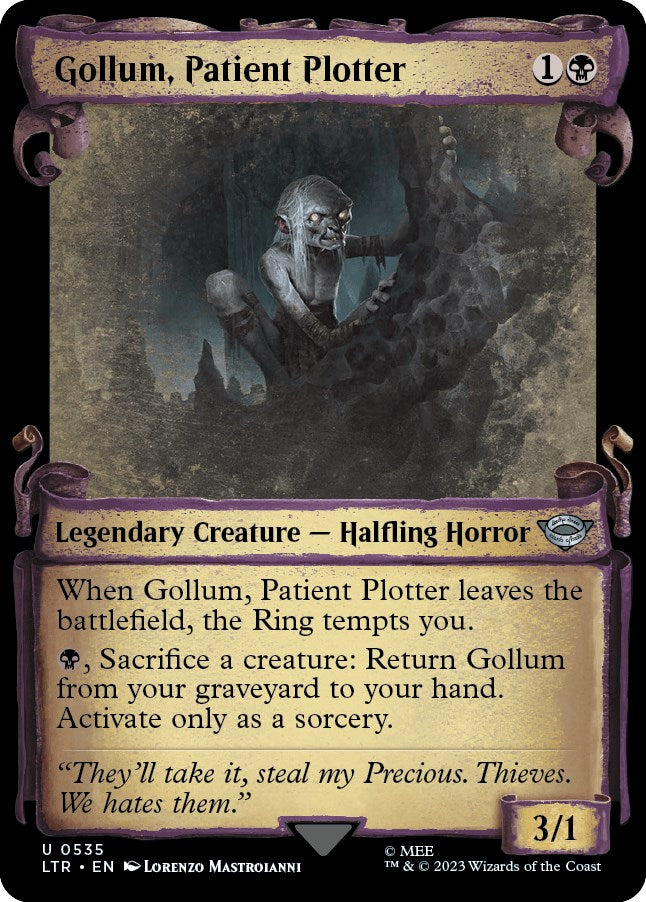 Gollum, Patient Plotter (Showcase Scrolls) | Local Legends