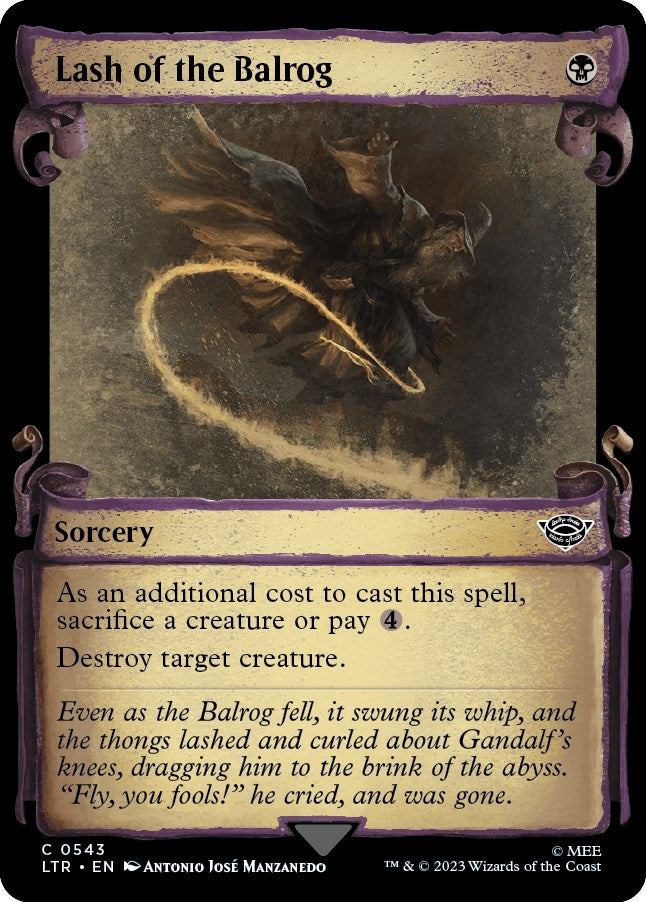 Lash of the Balrog (Showcase Scrolls) | Local Legends