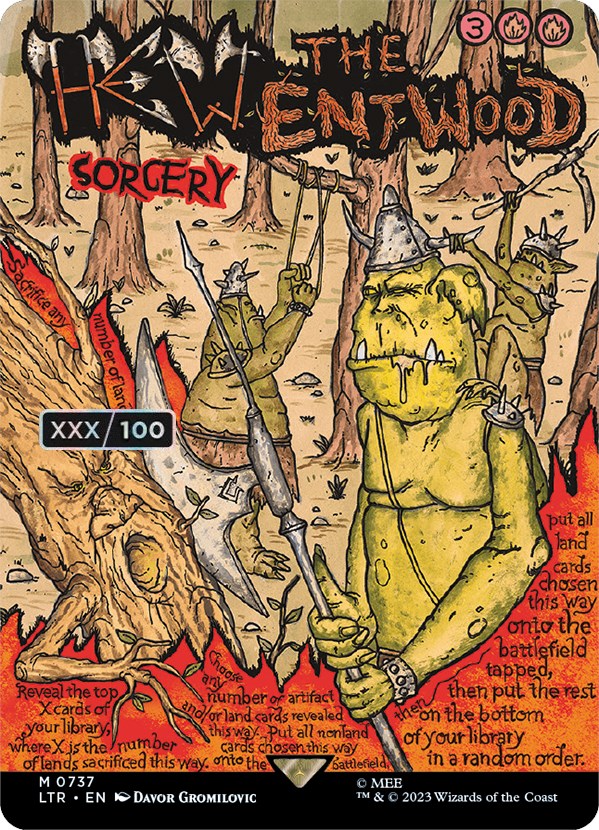 Hew the Entwood (Borderless Poster) (Serialized) [The Lord of the Rings: Tales of Middle-Earth] | Local Legends