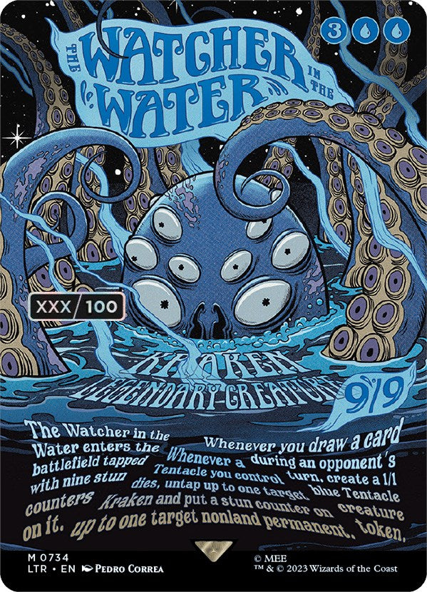 The Watcher in the Water (Borderless Poster) (Serialized) [The Lord of the Rings: Tales of Middle-Earth] | Local Legends