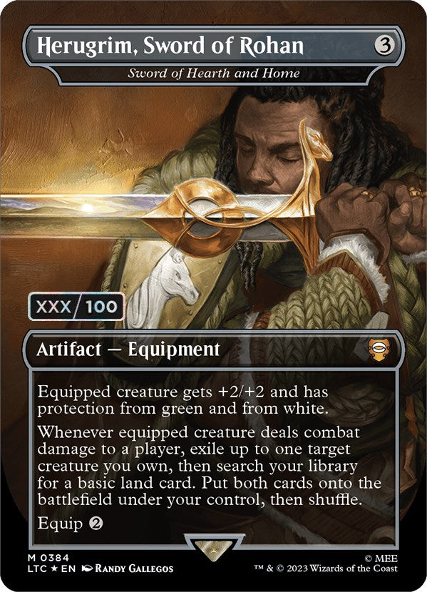 Herugrim, Sword of Rohan - Sword of Hearth and Home (Serialized) [The Lord of the Rings: Tales of Middle-Earth Commander] | Local Legends