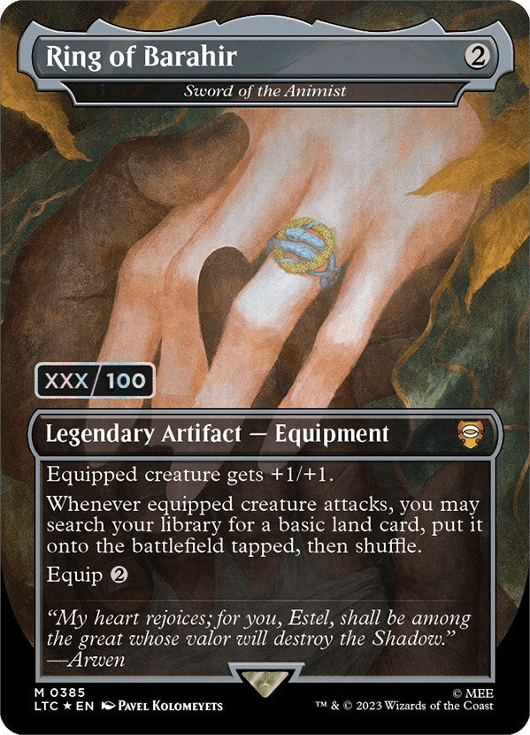 Ring of Barahir - Sword of the Animist (Serialized) [The Lord of the Rings: Tales of Middle-Earth Commander] | Local Legends