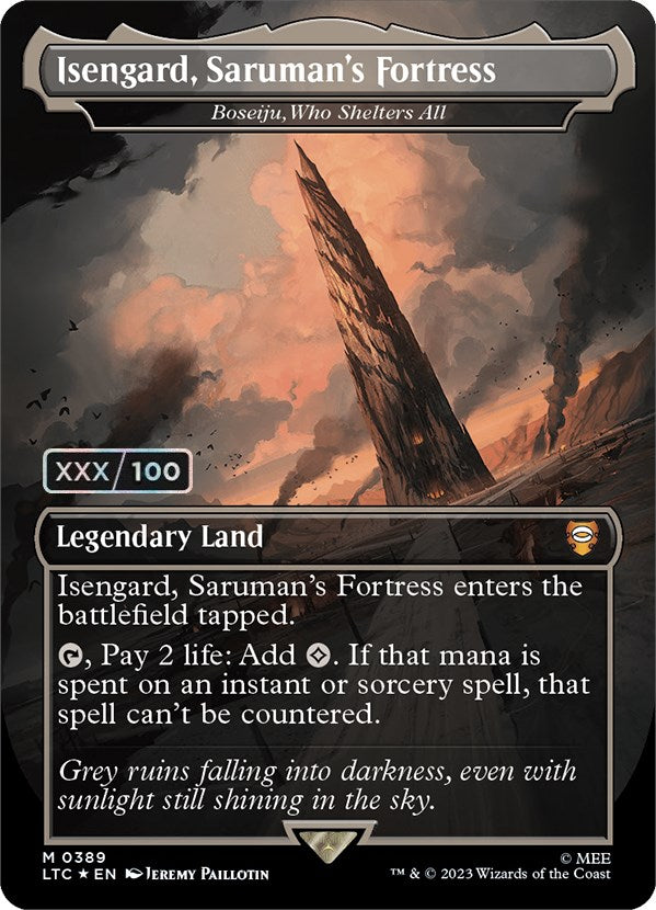 Isengard, Saruman's Fortress - Boseiju, Who Shelters All (Serialized) [The Lord of the Rings: Tales of Middle-Earth Commander] | Local Legends