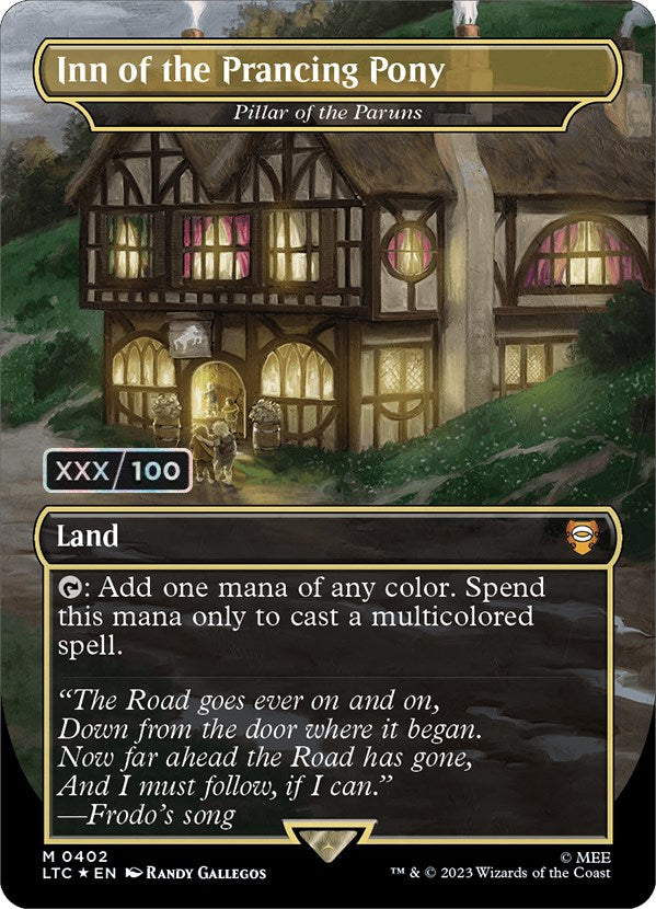 Inn of the Prancing Pony - Pillar of the Paruns (Serialized) [The Lord of the Rings: Tales of Middle-Earth Commander] | Local Legends