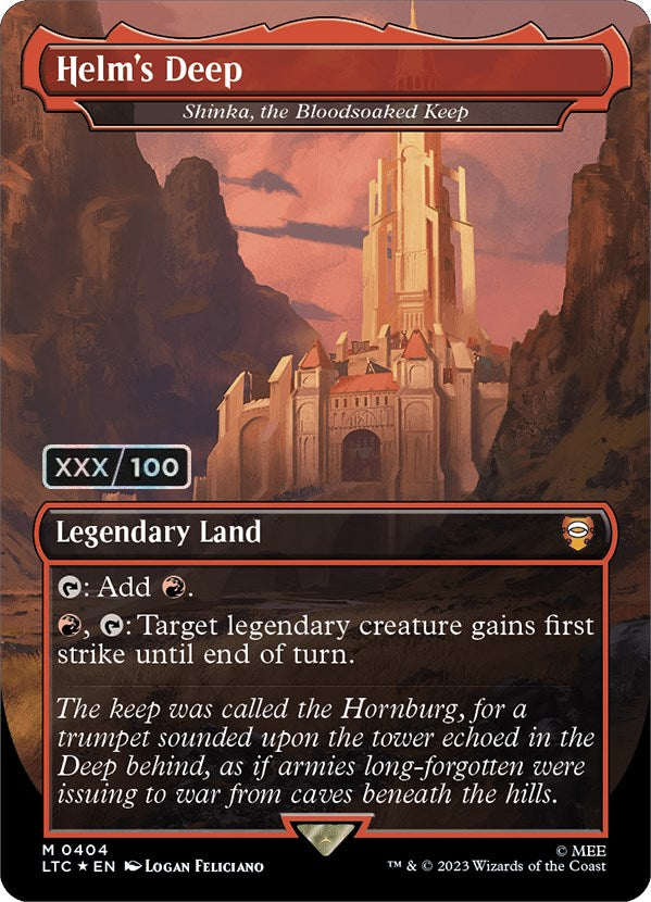 Helm's Deep - Shinka, the Bloodsoaked Keep (Serialized) [The Lord of the Rings: Tales of Middle-Earth Commander] | Local Legends
