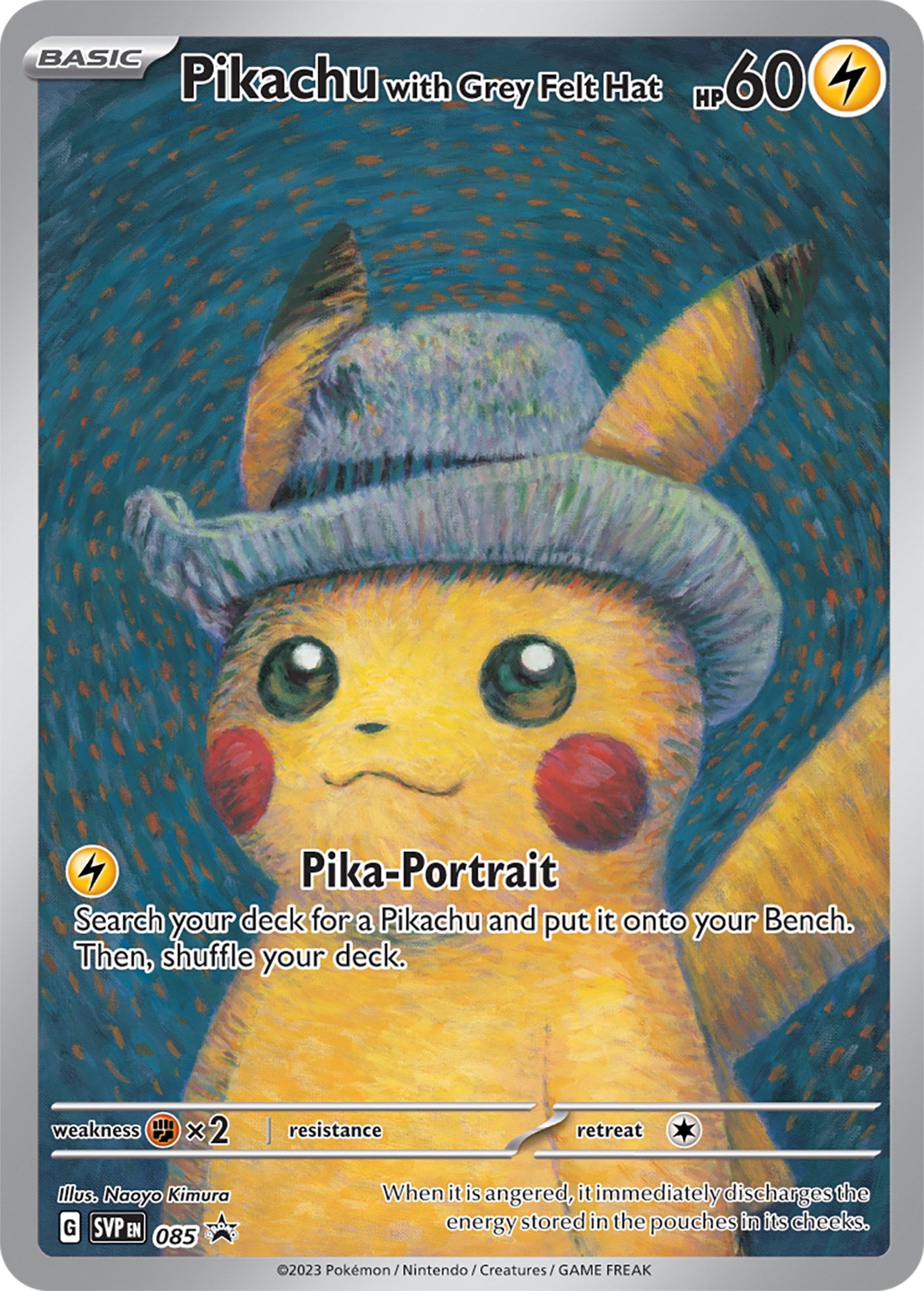 Pikachu with Grey Felt Hat (085) [Scarlet & Violet: Black Star Promos] | Golgari Games