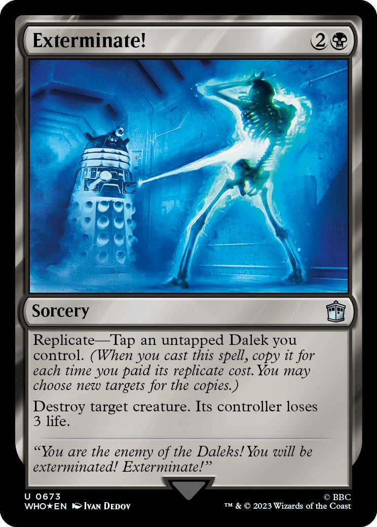 Exterminate! (Surge Foil) [Doctor Who] | Local Legends