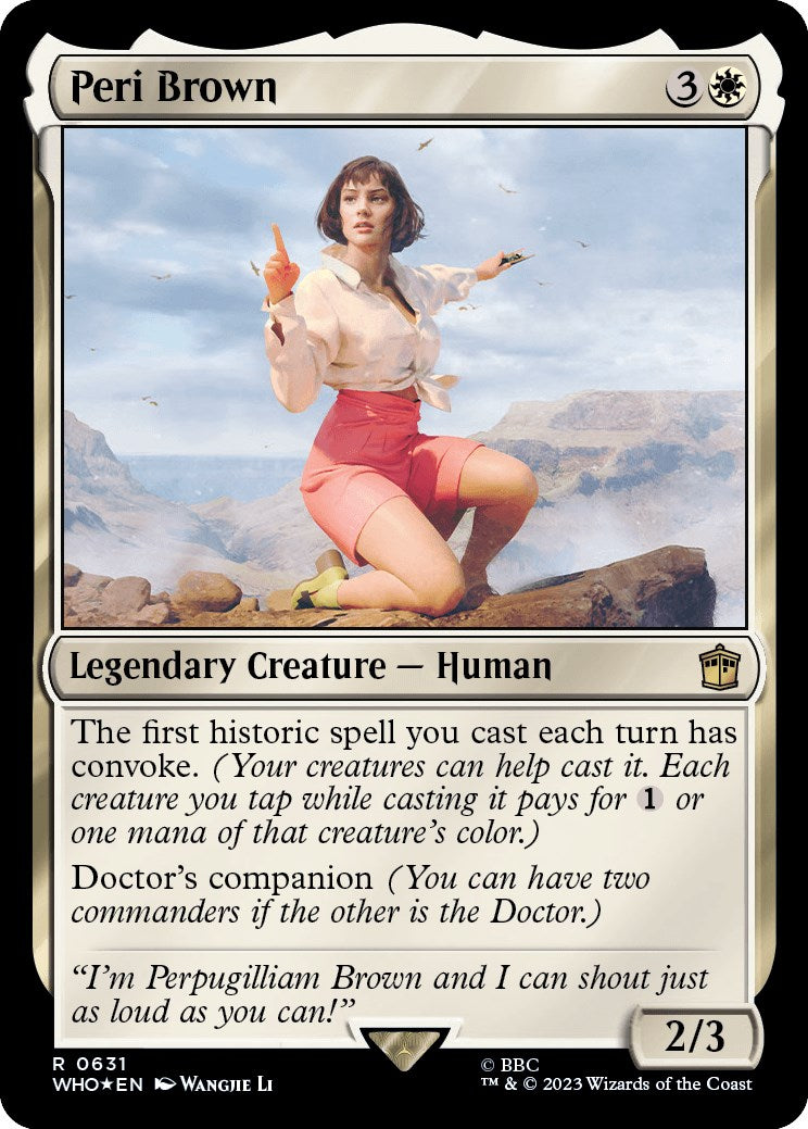Peri Brown (Surge Foil) [Doctor Who] | Local Legends