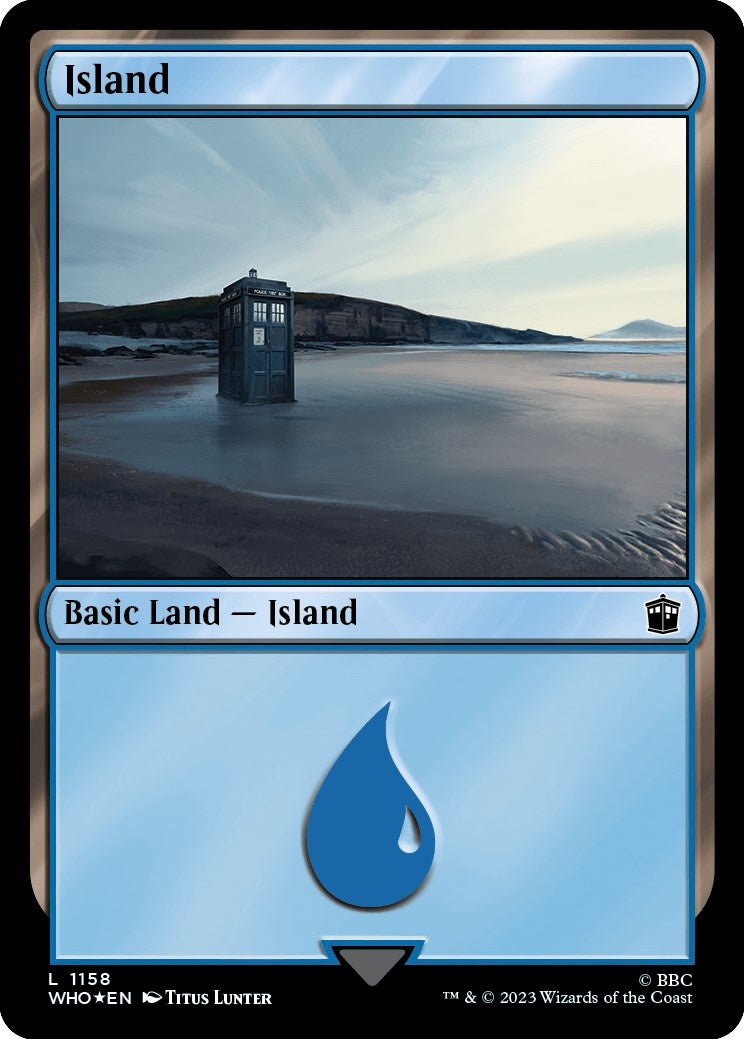 Island (1158) (Surge Foil) [Doctor Who] | Local Legends