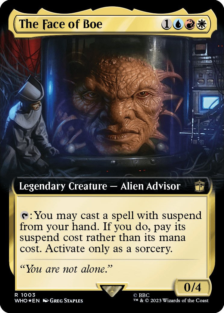 The Face of Boe (Extended Art) (Surge Foil) [Doctor Who] | Local Legends