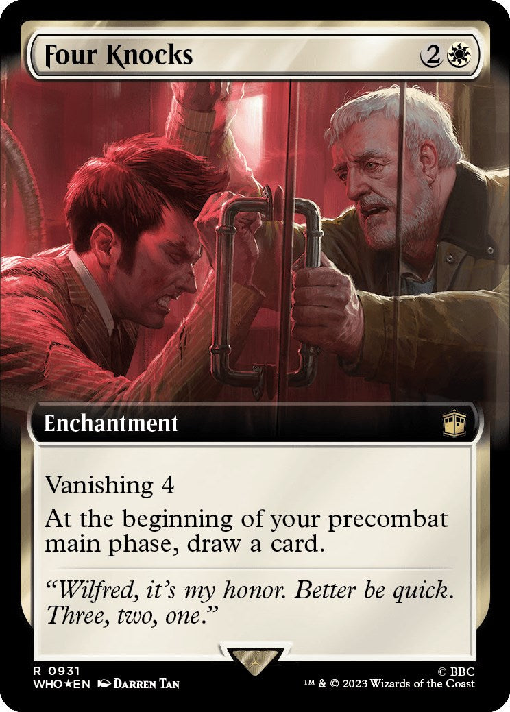 Four Knocks (Extended Art) (Surge Foil) [Doctor Who] | Local Legends