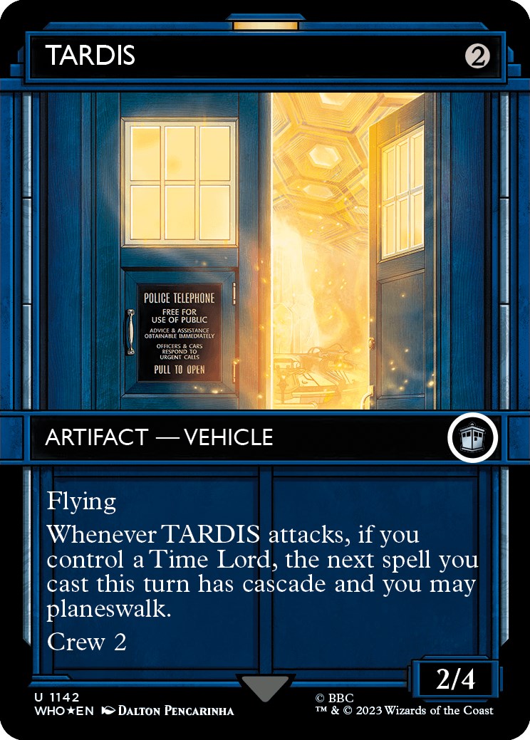 TARDIS (Showcase) (Surge Foil) [Doctor Who] | Golgari Games