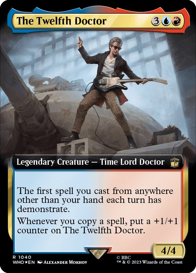 The Twelfth Doctor (Extended Art) (Surge Foil) [Doctor Who] | Golgari Games