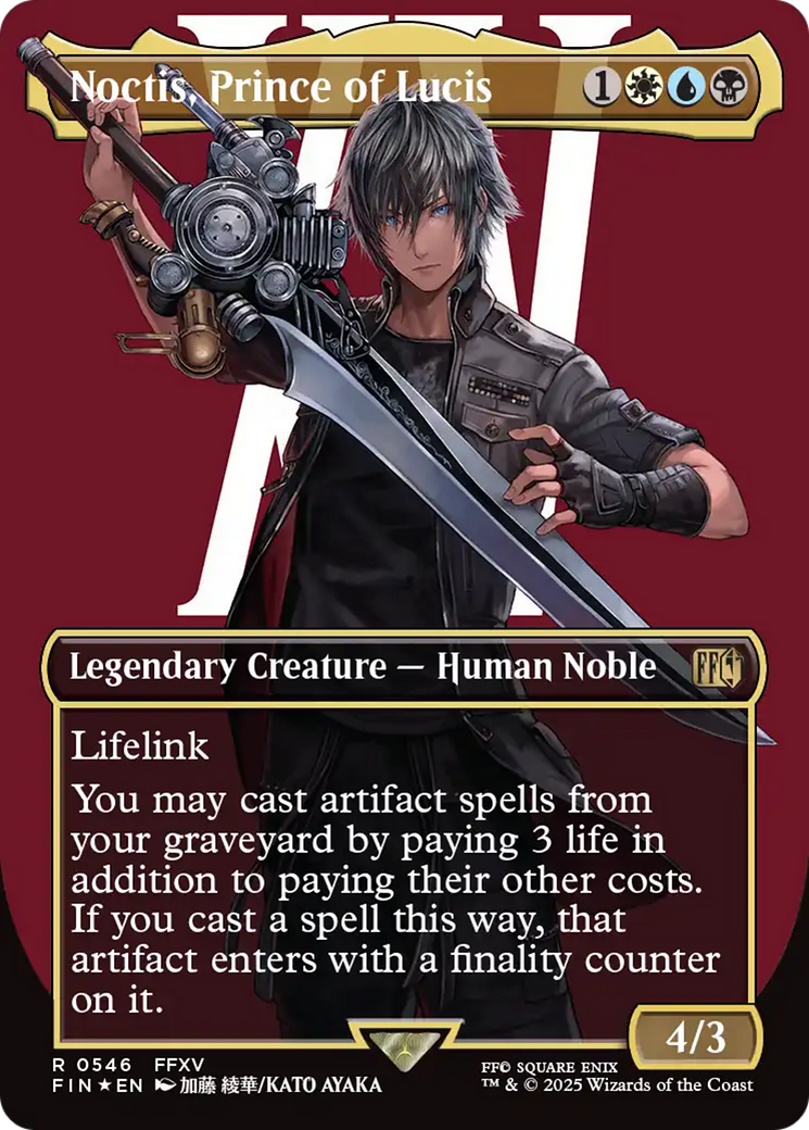 Noctis, Prince of Lucis (Borderless) (Surge Foil) [FINAL FANTASY] | Local Legends