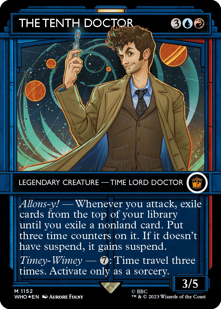 The Tenth Doctor (Showcase) (Surge Foil) [Doctor Who] | Golgari Games