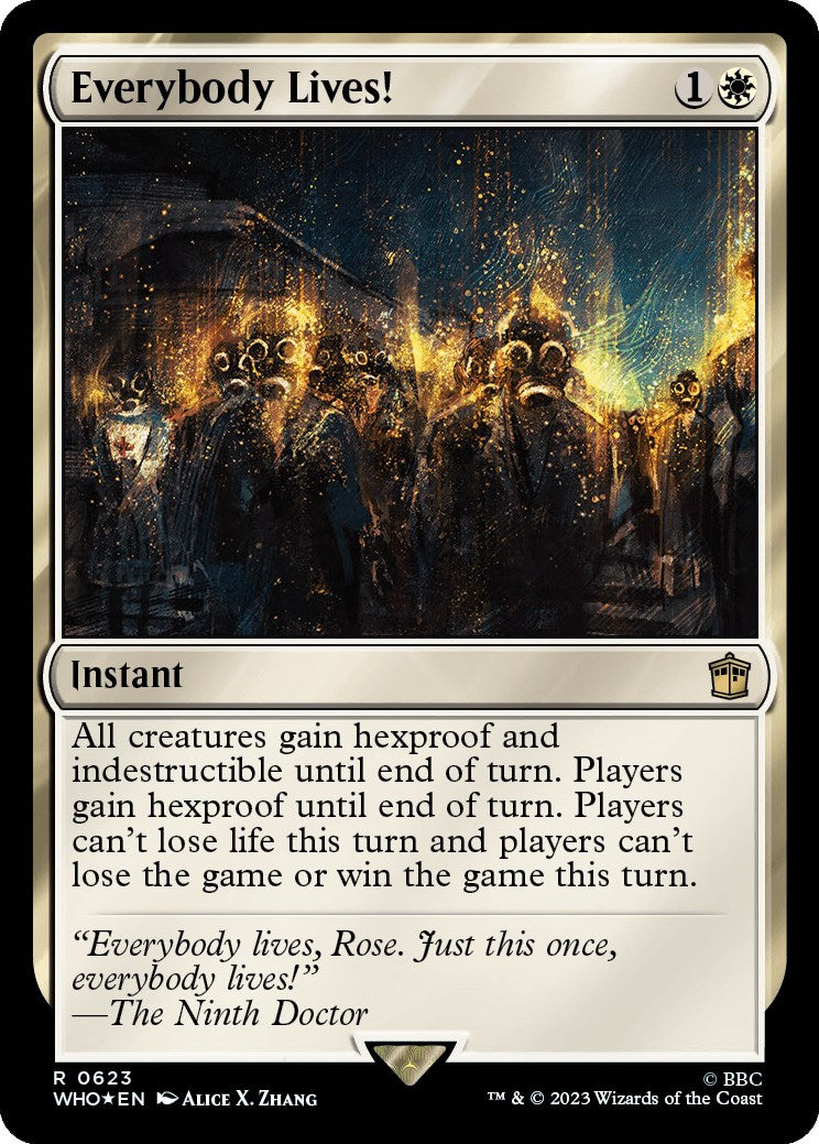 Everybody Lives! (Surge Foil) [Doctor Who] | Local Legends