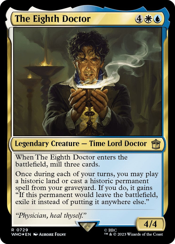 The Eighth Doctor (Surge Foil) [Doctor Who] | Golgari Games