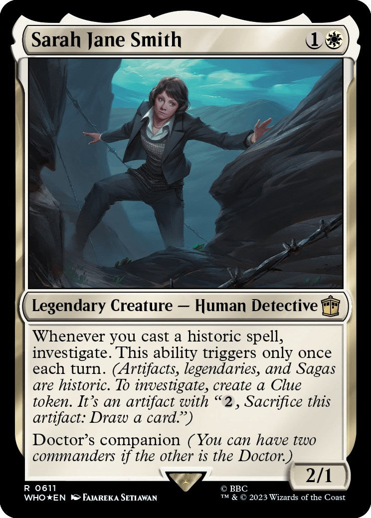 Sarah Jane Smith (Surge Foil) [Doctor Who] | Local Legends
