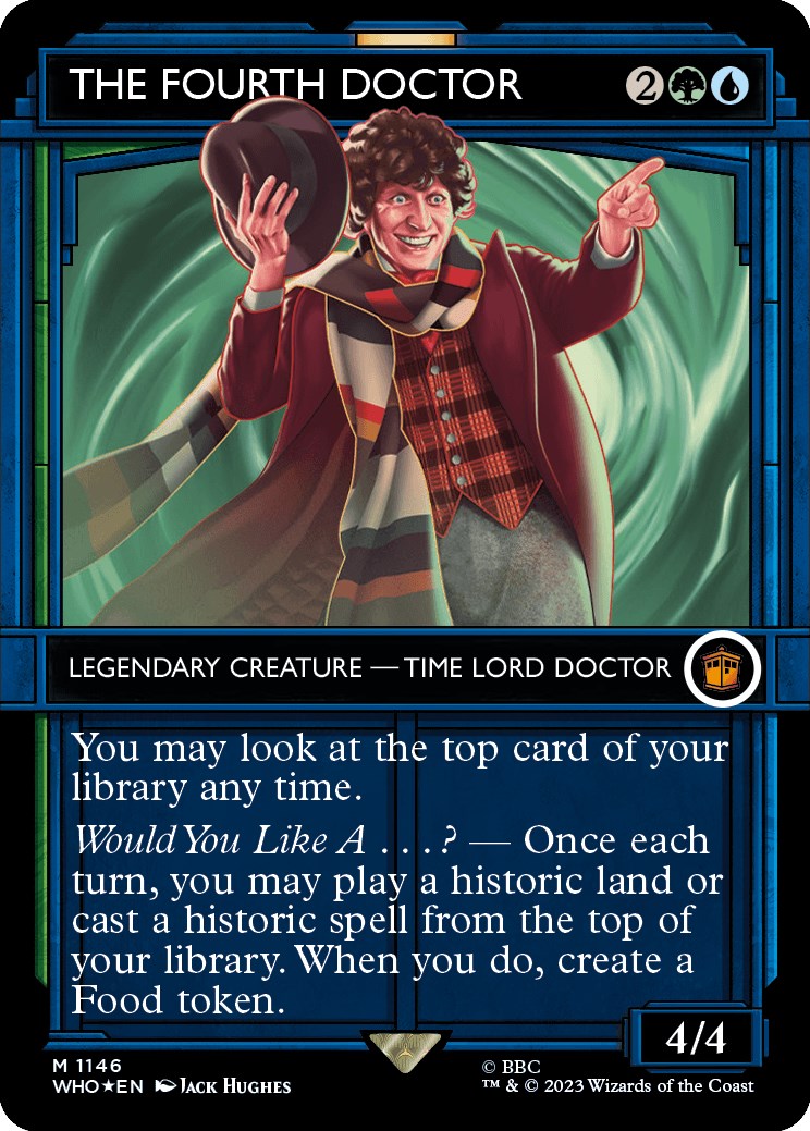 The Fourth Doctor (Showcase) (Surge Foil) [Doctor Who] | Golgari Games