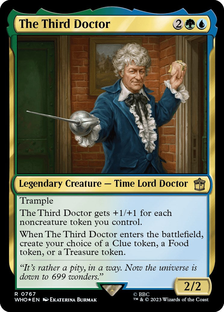 The Third Doctor (Surge Foil) [Doctor Who] | Local Legends